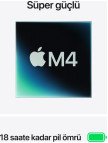 Apple MacBook Air M4 16GB 256GB SSD macOS 15" Taşınabilir Bilgisayar Gece Yarısı MW1L3TU/A